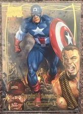 2024 Marvel Masterpieces XL Gold Foil: Captain America #80 (#841/999)