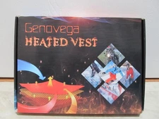 Genovega Heated Vest, Unisex, Large, Black New-Sealed