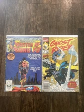 Vintage Marvel Comic Book Lot Of Master Of Kung Fu And Ghost Rider