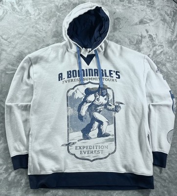 Disney Large Expedition Everest Tours Hoodie Yeti Summit Team Pullover
