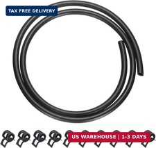 3.3 Feet Fuel Line Hose, 3/16 Inch 5mm ID Silicone Fuel Line with 10pcs Hose C