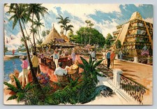 Rare 1982 EPCOT Center Grand Opening Mexico Pavilion Postcard - Walt Disney