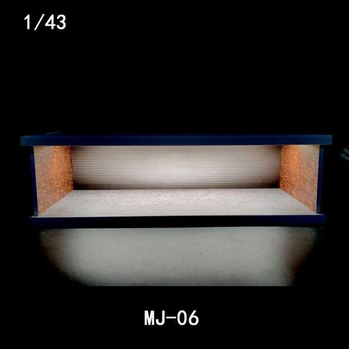 1/43 Diorama Auto Garage Modell Beleuchtung Stadt Parkplatz Szene Display Modell - Bild 33 von 42