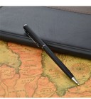 2-Piece Black Pen & Pencil Writing Set with Gold & Silver Trim — photo 2