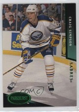 1993-94 Parkhurst Emerald Ice Craig Simpson #19 e0k