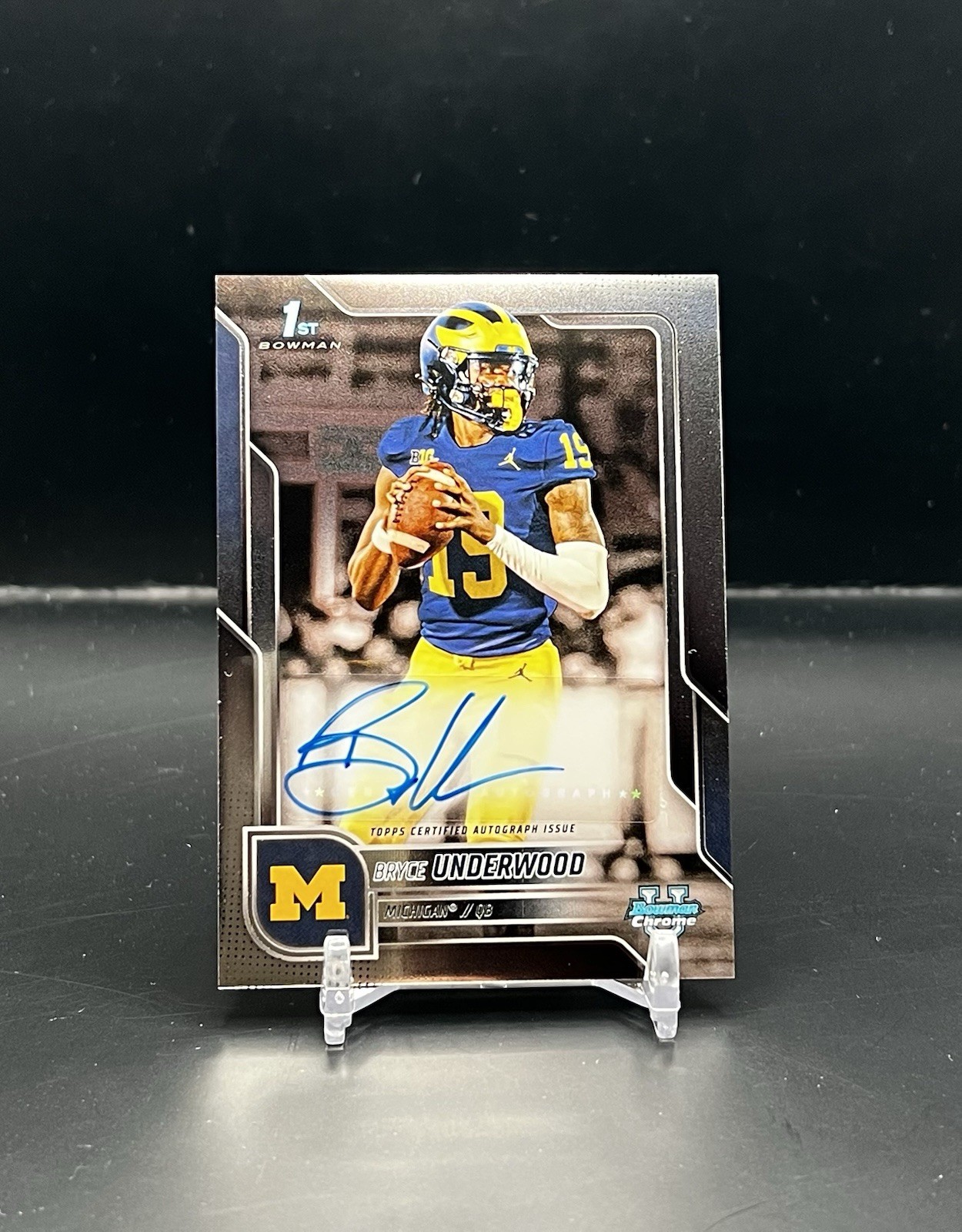 2025 Bowman Chrome U University Bryce Underwood 1st Auto Michigan