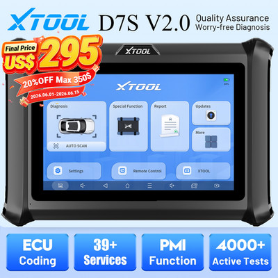 2026 XTOOL D7S V2.0 Bidirectional Diagnostic Tool Full System OBD2 Scanner ABS