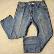 Vintage 90s Y2K Levi  s 501 Jeans Mens 36x30 Denim Button Fly Faded