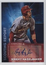 2016 Topps Update Scouting Report Jeremy Hazelbaker #SRA-JH Auto fm0