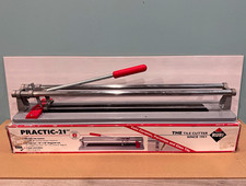 Rubi Practic-21 Manual Tile Cutter 21 in Metal Gray/Red MPN 14946