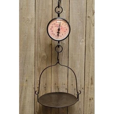 New Primitive Country Farmhouse Vintage Large WEIGHING SCALE Hanging Tray