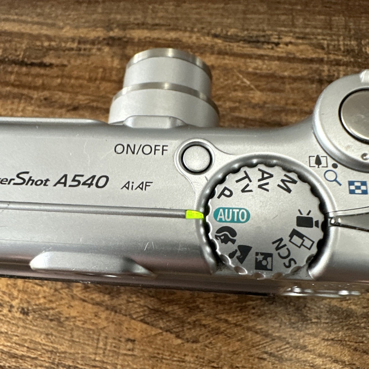Canon PowerShot A540 6MP Digital Camera 4x Optical Zoom Silver