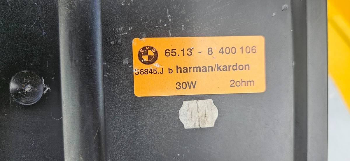 BMW 96-02 OEM Z3 Z3M Roadster Harmon Kardon Subwoofer Speaker Box