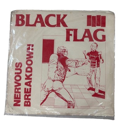 Black Flag Nervous Breakdown 7  45 RPM SST-001 Original Punk Vinyl EP 1978-82