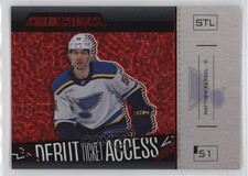 2023 Credentials Debut Ticket Access Horizontal Red 42/125 Matthew Kessel 11w3