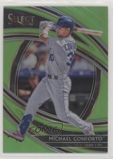 2020 Panini Select Premier Neon Green Prizm 16/99 Michael Conforto #157 0a4s