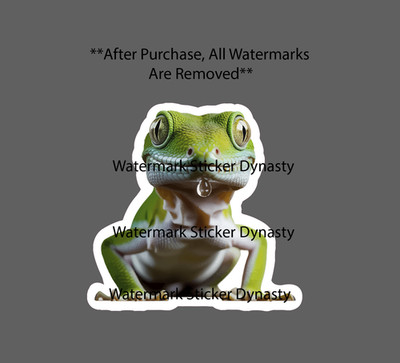 Gecko Sticker Waterproof Decal Lizard Animal Reptile Outdoor Gift Tropical NEW