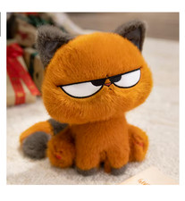 25CM Cute Orange Cat Plushie Soft Stuffed Doll Toy Gift for Kids