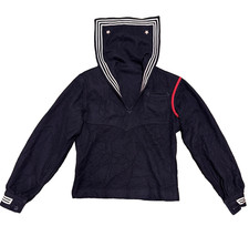 Vintage WW2 38S Navy Shirt Naval Clothing Factory Crackerjack Uniform Sailor K34