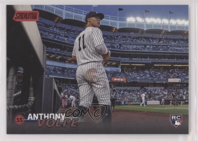 2023 Topps Stadium Club Red Foil Anthony Volpe #191 00w7
