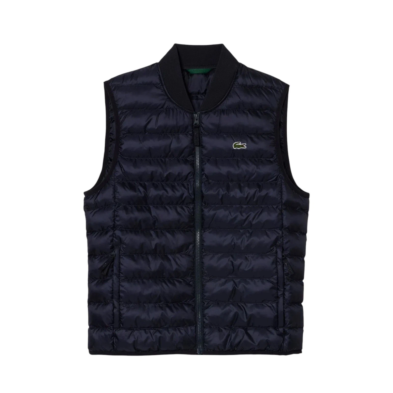 Lacoste Mens Gilet Blue Puffer Bodywarmer Vest Size M L XL BH0537