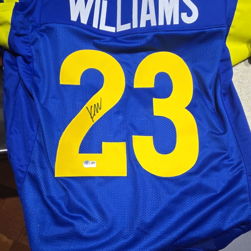 Los Angeles Rams NFL #23 Williams Signed Original Football Jersey