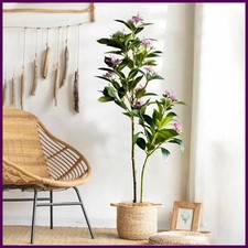 Ficus artificial tropical 80/120 cm plantas baniano grandes violín de plástico