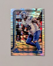 2025 Topps Chrome - Tate Ratledge Pulsar Refractor RC Detroit Lions #383
