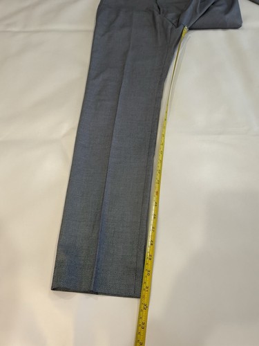 Zara Men’s Pants Trousers Sz 32 Grey Tweed Slacks Business Casual a - Picture 7 of 8