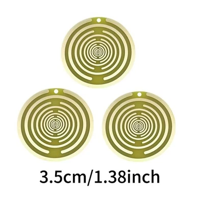 3 pack Lakhovsky MWO gold plated antenna harmonisation disc for orgone pyramid
