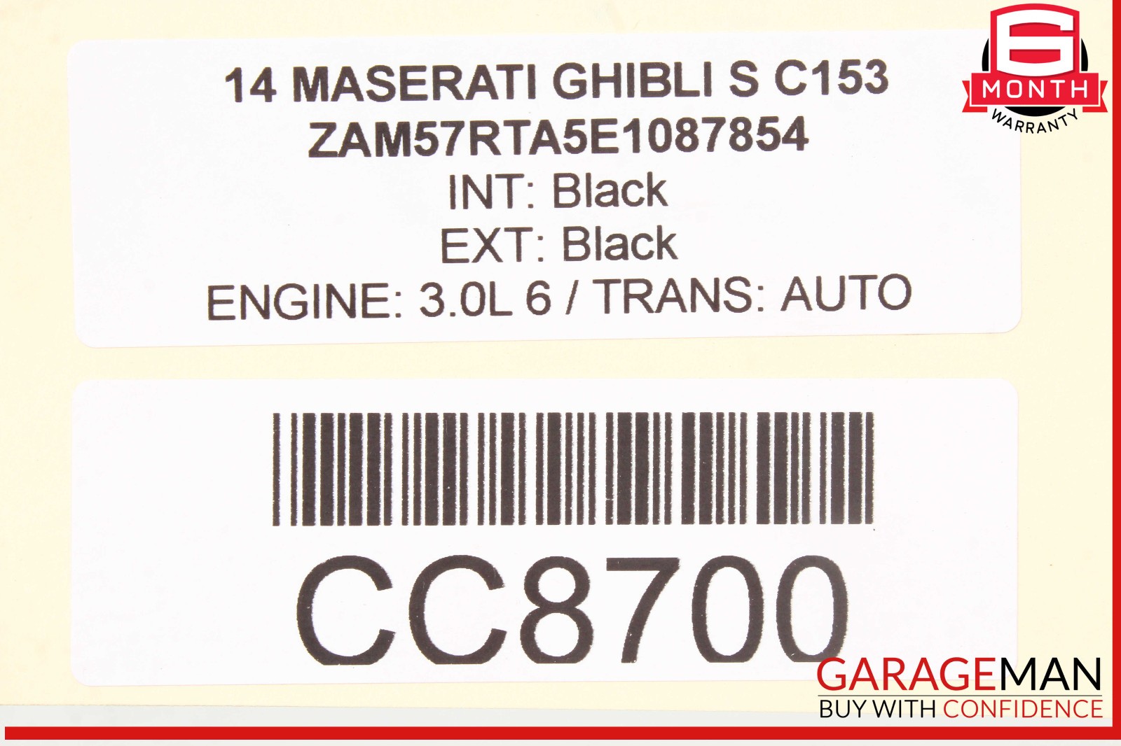 14-22 Maserati Ghibli M157 Front Right Interior Door Panel Assembly OEM