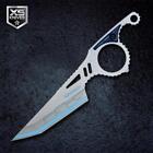 7" Fantasy Tanto Fixed Blade Survival Hunting Full Tang Neck Knife w/ Sheath Edc