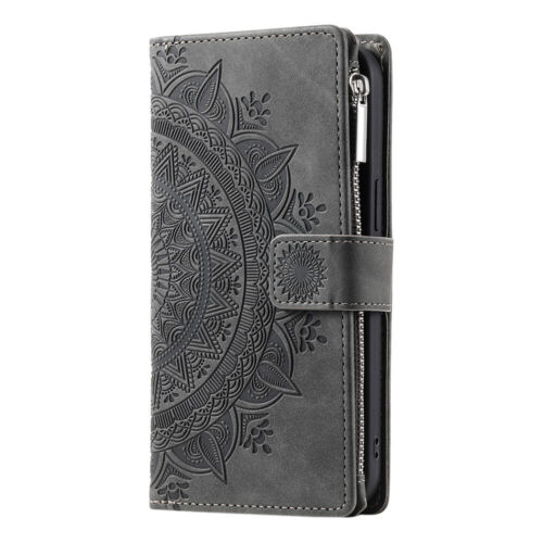 For OnePlus 5 Case Datura Leather Zipper Card Slots Flip Wallet Pocket Cover - Picture 16 of 68