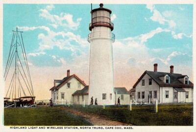 HIGHLAND LIGHT *2X3 FRIDGE MAGNET* LIGHTHOUSE CAPE COD MASS BEACON SHORE TRURO