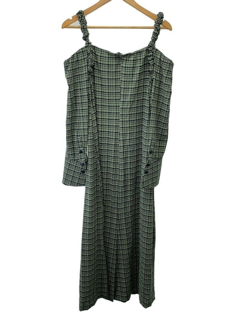 GANNI Other Dress 38 Polyester Green Check F6897 Used | eBay GANNI Other Dress 38 Polyester Green Check F6897 Used | eBay