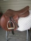 17.5' Wintec 500 Wide Adjustable Cc Jump English Saddle w Cair, Leathers,Irons