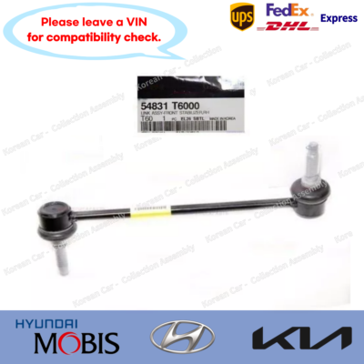 54831T6000 Genuine Front Right Stabilizer Bar Link for Genesis