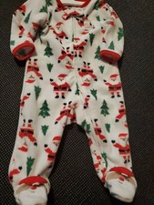 NWT Carter  s Just One You My 1st Christmas Footed Sleeper Fleece Pajamas 3Month