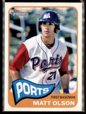 2014 Topps Heritage Minor League Matt Olson Stockton Ports #73