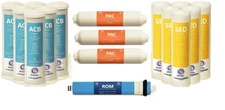 3 Year Supply- Replacement Filters for RO Reverse Osmosis Water Systems 50 GPD