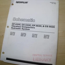 Caterpillar CS CP-533c 563c 573c 583c Hydraulic System Schematic diagram manual