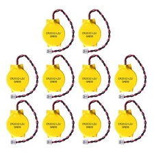 10PACK 3V CR2032 CMOS Battery with Wire Leads and MOLEX Connector Computer NEW
