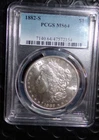 1882 S Morgan Silver Dollar PCGS MS 64
