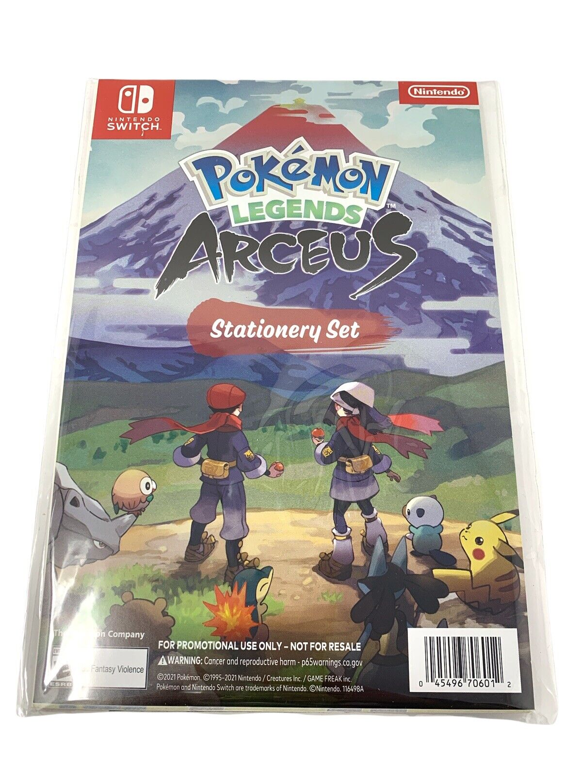 Nintendo Switch Pokemon LEGENDS Arceus Switch Promo Card SET