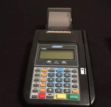Hypercom T7Plus Credit Card Terminal with Built-in Printer & Power Supply