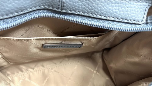 Michael Kors Mirella kleine blaue Denim-Leder-Shoppertasche TZ Umhängetasche - Bild 9 von 11