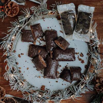 Nürnberger Elisen Lebkuchen Haeberlein Metzger Zartbitter 500g einzeln verpackt