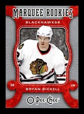 5-01-04 PWE . 2007-08 opc o-pee-chee upper deck #520 bryan bickell rc rookie (A)