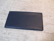 NEW Blue Vinyl Checkbook Cover with Duplicate Flap and Register