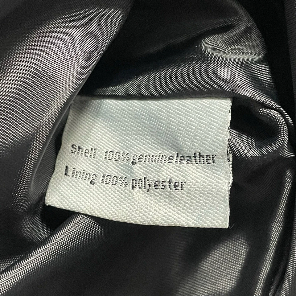 90s vintage leather coat - size L/XL - Image 4 of 4